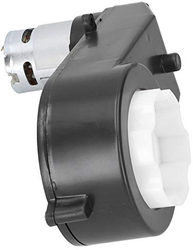 Sorandy 12V Elmotorväxellåda Utbyte för Barnbilleksaksdelar, Hållbar Växellåda med Lågt Ljud, Enkel Installation (12000 RPM)