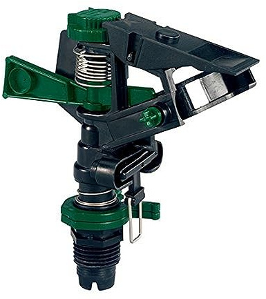 Orbit 3 Pack 1/2 Inch Plastic Impact Sprinkler Head for Lawn Watering
