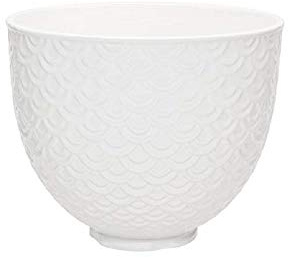KitchenAid Ceramic Mixing Bowl 4.7L White Mermaid