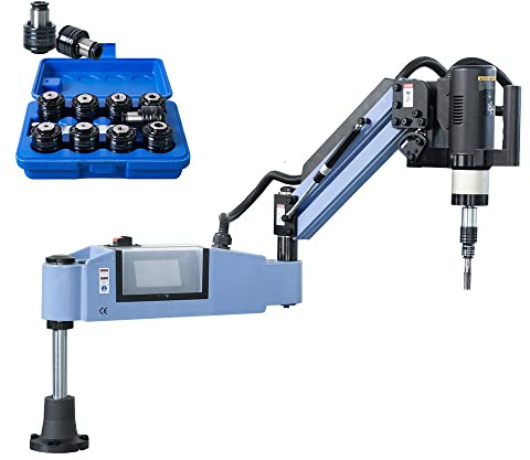 US STOCK M3-M16 Drilling Tapping Machine Tap Collets 1100mm Electric Tapper Machine Threading Machine
