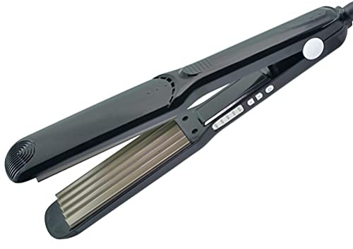 YONAIL Hair Crimper Crimping Iron Hair Iron for Texture Hair Waver Volumizing Crimper for Short and Long Hair Corrugation Crimper Curler Styling Tools Dual Voltage & UK Plug