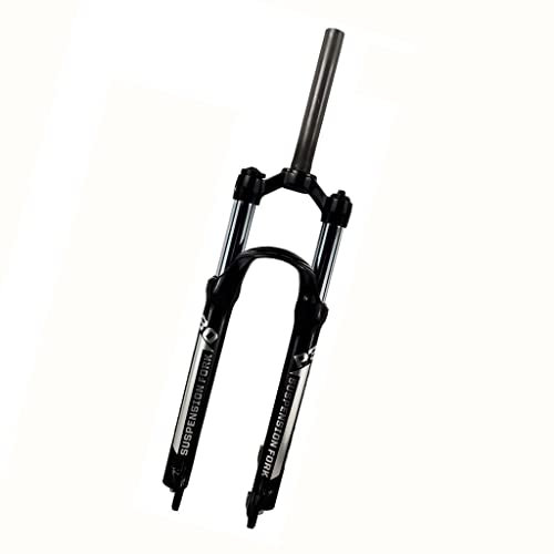 LHHL Forcella Anteriore per Bicicletta 26/27.5/29 Pollici MTB Forks Pressione Olio Spring Forcella di Sospensione 90mm Blocco Manuale 1-1/8 Tubo Dritto 9mm QR Freno A Disco