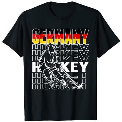 Deutschland Eishockey Fans Trikot Deutsches Hockey Team Supporter T-Shirt