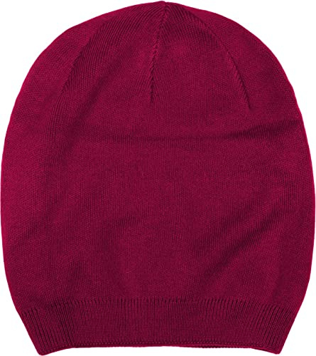 styleBREAKER Unisex Feinstrick Beanie Doppellagig | Wintermütze mit Rippbündchen, elastischer Gummizug, 26 cm Höhe, für 54-59 cm Kopfumfang. Wärmend ohne Fleece.