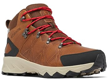 Columbia PEAKFREAK II MID OUTDRY WATERPROOF LEATHER Chaussures Montantes De Randonnée Et Trekking imperméables Homme, Marron (Elk x Black), 44.5 EU