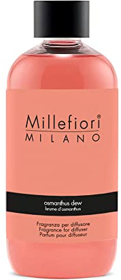 Millefiori Milano Osmanthus Dew Aroma-Diffusor-Nachfüller 250 ml Rosa Kunststoff
