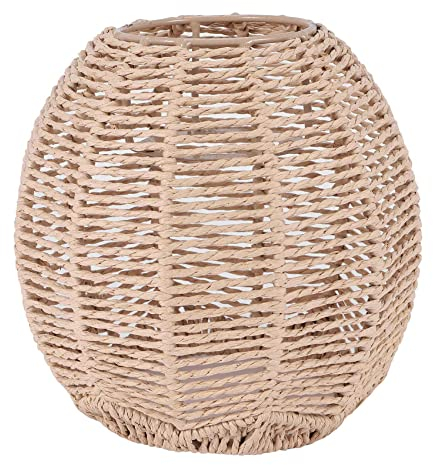 Wanjorlay ÉClairage à Couvercle de Lampe en Rotin Tissé à la Main Abat-Jour Chez L' Abat-Jour DéCoratif