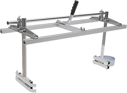 LUNICASHA Scierie mobile pour tronçonneuse, moulin à bois, rail de guidage, aide à la scie, tronçonneuse, tronçonneuse, 35-91 cm