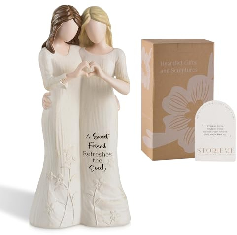 Storieme Best Friend Figurines - Friendship Bestie Gifts for Women - Christmas Birthday Gifts for Sisters from Sister