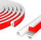 XPOOP Mini Canalina Portacavi, Canali a Cavo Semicircolare, Canaline Fili Elettrici, Canalina Passacavi Muro Adesiva, Canalina Flessibile per Cavi Elettrici, Canalina Passacavi (1 Metro)