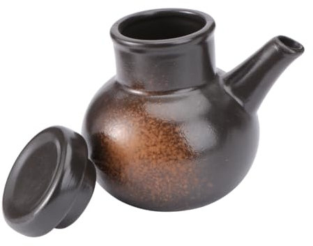 OFFSCH Aceitera Cerámica Elegante Recipiente Para Condimentos Hervidor De Salsa Accesorio De Cocina