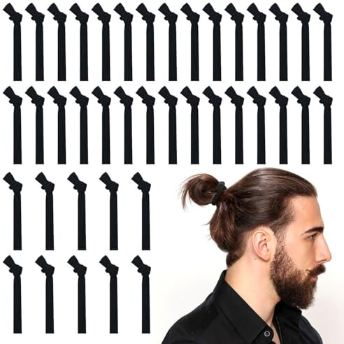 40 Gomas Para El Cabello, Gomas Elásticas, Fijar Peinados, Deportivas, Accesorios Para Hombres