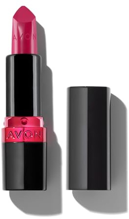 Avon Ultra Creamy Satin-finish Lipstick Hibiscus with Vitamin E, Avocado Oil and Jojoba Oil for a Creamy and Comfy Feel, Rich Colour and Full Coverage, Cruelty Free