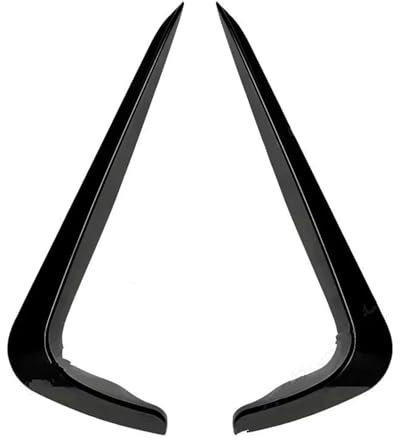 Frontspoiler Für B&MW 3 Serie E90 E91 320i 330i Sport Für LCI 2009-2012 Auto Frontstoßstange Nebelscheinwerfer Rahmen Splitter Seitenspoiler Air Vent Trim(Gloss Black)