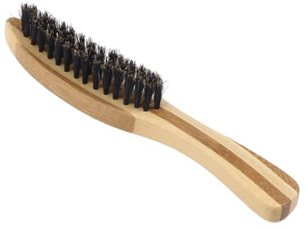 OATIPHO Bartbürste Für Männer Mit Borsten Griff Aus Naturholz Bartkamm Aus Holz Schnurrbartbürste Bartkämme Für Männer Styling-bürste Für Lange Und Kurze Bärte