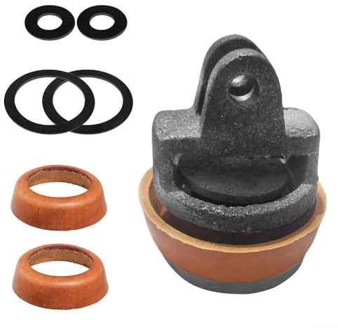 Gusseisen Garten Handpumpe Kolben Ersatzset Typ 75 mit Rindsleder Dichtung Gummidichtungen für Brunnensystem 52mm Innendurchmesser