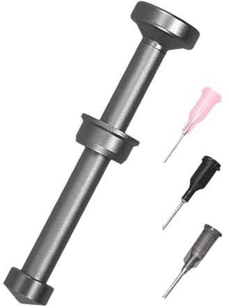 Colcolo Dispenser per siringa in metallo, flusso di saldatura in lega di alluminio, booster per saldatura