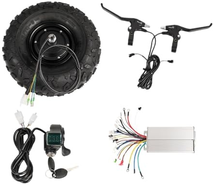 Kit Motore For Mozzo Carriola Elettrica Da 14,5 Pollici, 24 V, 36, 48, 350 W, 500, Con Cambio 40 NM, Pneumatico Fuoristrada For Tutti I Terreni(500W,36V)