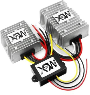 Regulador de Voltaje de 9-36V, 12V, 24V a 12 voltios, convertidor Boost, Fuente de alimentación for Coche, convertidor Reductor de 1A a 30A(5A Aluminum,9-36V)