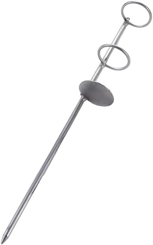 Soporte Portátil De Acero Inoxidable para Cañas De Pescar De 30/40/50 Cm con Estaca para El Suelo, Soporte Resistente para Cañas De Pesca En La Playa, Arena Y Mar, 50cm