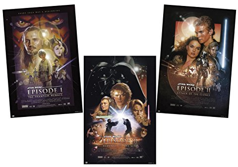 Star Wars Close Up Posterset Filmplakat Episode 1-3 (61,0 cm x 91,5 cm)