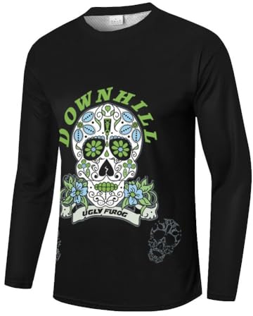 UGLY FROG Jersey Mountain Bike Motocross Downhill Enduro Cross Motorrad MTB Shirt Herren Langarm Fahrradbekleidung