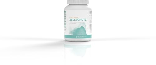 Casa Sana ZELLSCHUTZ, 90 Kapseln – Natürliches Nahrungsergänzungsmittel in Apothekenqualität mit Zink, der Aminosäure Lysin sowie den Vitaminen B1, B2, B3, B6, B12, C und E