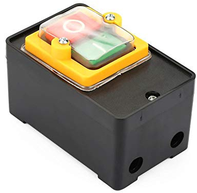 Interruttore a pulsante ON elementi di controllo industriali interruttori di comando/OFF impermeabile per apparecchiature meccaniche (CA 220 V / 380 V 10 A)