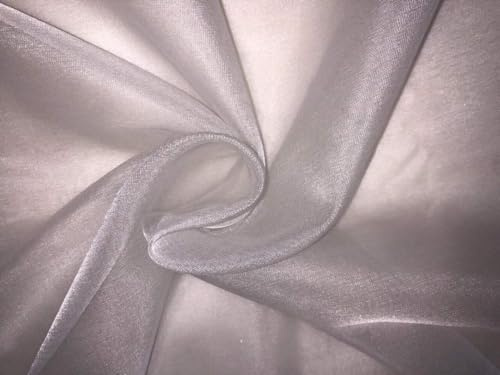 100% Silk Organza Fabric White 44 Wide [15915] Custom-Dyed