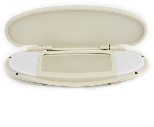 Zoegneer Pare-soleil latéral arrière en verre (miroir de maquillage beige pour Mini R55 R56 R60