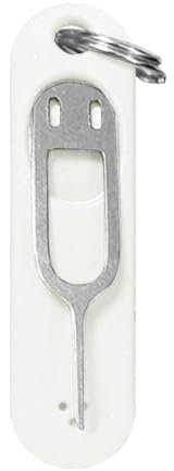 Simm Auswerfer Werkzeug | Edelstahl Auswerfer Pin | Simm Card Tool | Simm Card Removal Tool | Simm Card Tray Öffnungswerkzeug | Nadelöffner Auswerfer Abnehmbarer Schlüsselanhänger Charm für