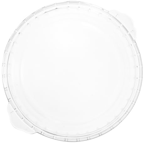 Gatuida 8 Inch Glass Pie Plate Microwave-Safe Baking Dish Heat-Resistant Oven Glass Bakeware for Household Kitchen