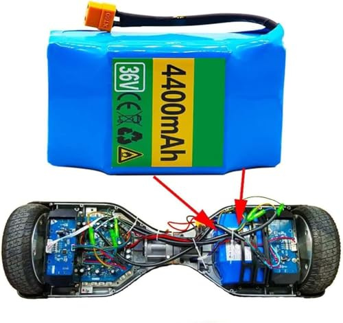 36 V 4,4 Ah 10S2P Akkupack, 36V 4400Mah Wiederaufladbarer Akku Für Elektrisches Selbstbalancierendes Scooter-Hoverboard-Einrad