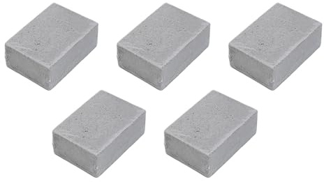 Opatiny Detergente per griglia e mattoni, pietra pomice per barbecue, barbecue, piastra, non graffia, leggera con impugnatura antiscivolo, 10 x 7 x 3,8 cm