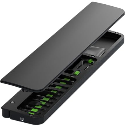 Kit de Limpieza para PC: Juego de Limpiador de Teclado ergonómico con reposamuñecas, Kit de Herramientas multifunción para Puertos, Lentes de Auriculares, Soporte Antideslizante | Tamaño los 36