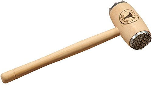 Kesper 69390 Fleischklopfer Grillmeister, Holz, Braun, 25 x 5 x 5 cm