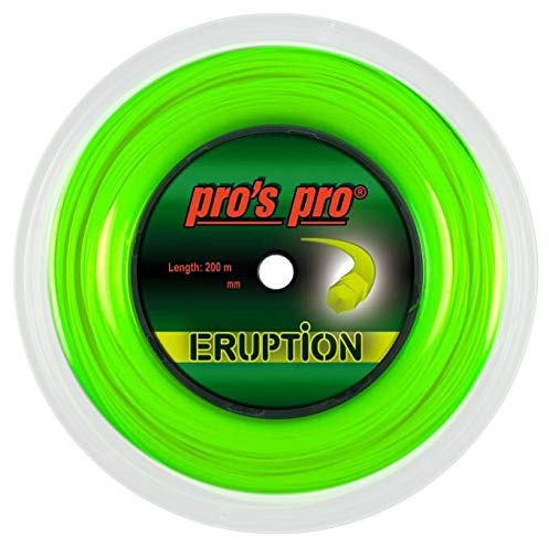 Pro's Pro Tennissaite Eruption 17G/ 1,18 mm 200 m Rolle Neon-Grün Saite