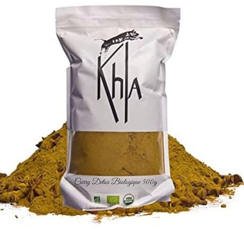 Khla - Grünes Curry Detox Pulver -1kg- Milde Mischung - Vegetarische Küche - Zutaten Kochen und Backen - Indisches Thai-Curry - Moringa, Kurkuma, Pfeffer - Asiatische Gewürze