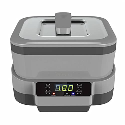 scosao Ultraschallreinigungsgerät 1.2l, Profi Ultraschallreiniger Ultraschallgerät 40KHz mit Digitalanzeige 5 Zeiteinstellungen und Einigungskorb Ulrtaschallbad für Brillen, Schmuck, Uhren, Zahnersatz