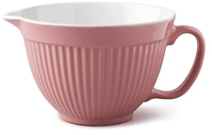 Zeal Rührschüssel/Teigkrug, zweifarbig, 20 cm, Rosa