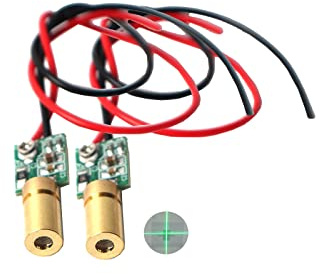 Green line Laser Module Industrial Laser Module Adjustable Focus (traverse-2pack)