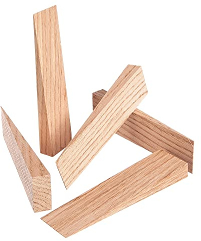 25 Holzkeile Keil Holzkeil Buche/Esche/Eiche 200x60x20mm