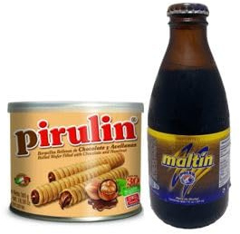 Pack de Pirulin barquillas rellenas 300 gr + Maltín Polar 207ml!