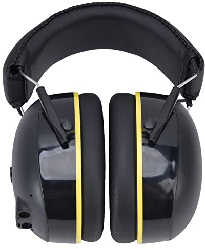 flexman BT1 Hearing Protection Earmuffs, 5V 1A Noise Reduction Safety Ear Muffs, Bluetooth Multifunctional Ear Protection Earmuffs for Shooting Gun Range Mowing Construction