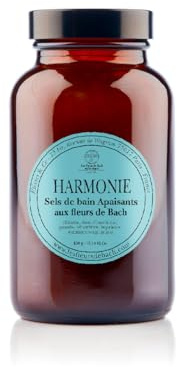 Elixirs &Co - Sels De Bain Aux Fleurs De Bach Harmonie - Soins Du Corps Naturels - Relaxation Et Équilibre - Pour Bain Apaisant - Parfum Délicat Et Réconfortant - Utilisation Simple - 300g