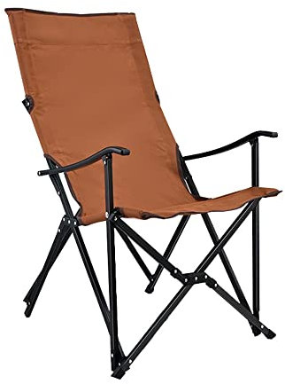 GONGGUJ Hochwertiger, klappbarer Regiestuhl aus Aluminium, hohe Rückenlehne, robuster Rasenstuhl, für Outdoor-Wanderungen am Strand, gut