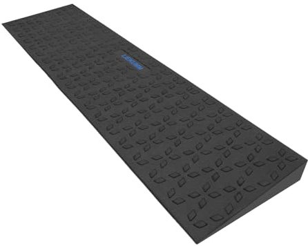 LIEKUMM Ringhiera per porta in gomma, altezza 4 cm, antiscivolo, con motivo a stella in pile, portata massima di 650 kg, per aperture di porte, gradini, marciapiedi, scooter