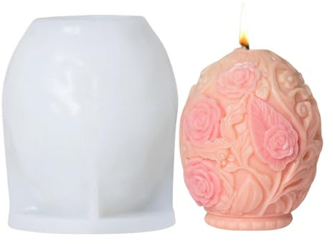 Stampo in silicone per uova di Pasqua, decorazioni pasquali, decorazioni pasquali, stampo per uova di cioccolato, stampi in resina per uova di Pasqua per decorazioni primaverili e vacanze
