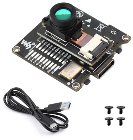 Waveshare ESP32-S3 IR Thermal Imaging Camera Module, Type-C Port, 80×62 Pixels 45 ° Field of View Angle