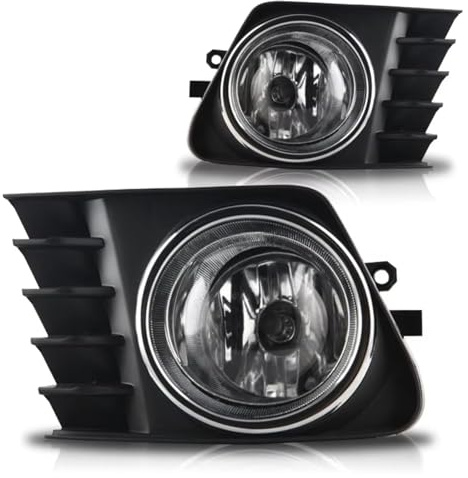 Ensemble Feu brouillard Compatible Avec Toyota Pour Prius V 2011 2012 2013 2014 Feu Antibrouillard Voiture Feu Antibrouillard Halogène Pare-chocs Avant Feux Antibrouillard Feux Circulation Diurnes